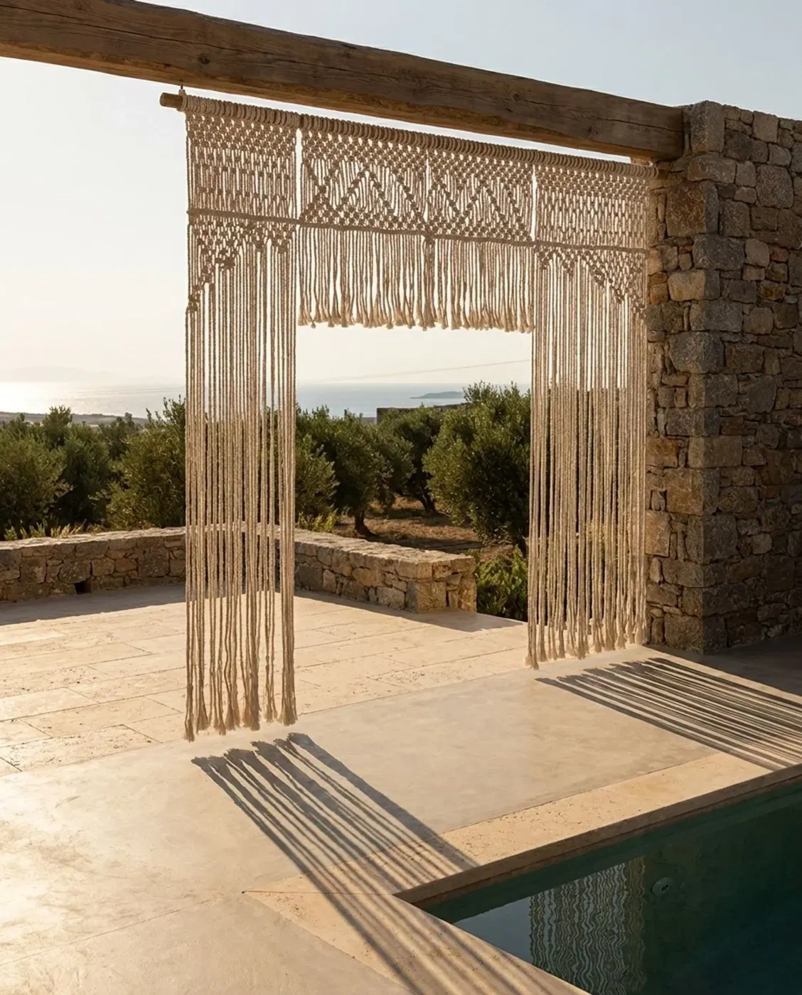 Makrome Pergola Perdesi